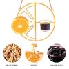 Decorative Orange Shaped Bird Feeder Food Container Bird Feeding Station Hanging Bird Feeder  Porch