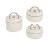 Insulated Lunch Container 304 Stainless Steel Sealed Multifunction Portable Round Thermal Bento Box with Thermal Bag