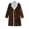 Men's Wool Jacket Warm Winter Trench Long Outwear Button Smart Overcoat Coats