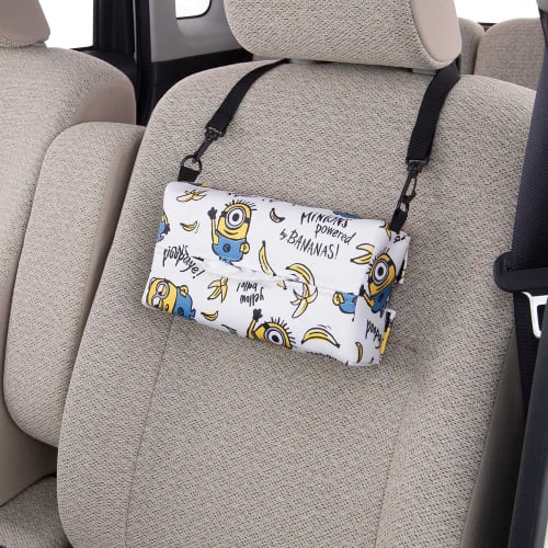 BONFORM Tissue Cover Minion Pattern Light/Regular Car 12x25cm (Maximum Thickness 6.5cm) White 7287-05W
