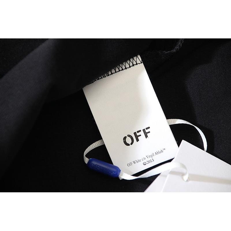 1179 Off-White 2026 Summer New Curved Letter Pattern Round Neck Pullover Short Sleeved Men's and Women's T-shirt