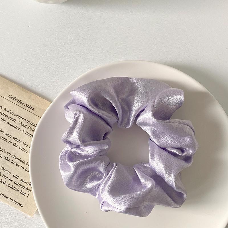 Plush Pig Intestine Hair Tie – Milk Coffee Color: 2025 Christmas Autumn Winter Series Hair Accessories
