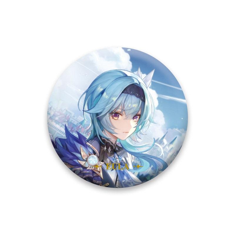 Sunsyea Genshin Impact Official Merch miHoYo Original Authentic Theme Series Badge Xiao Kazuha Zhongli Shogun Venti Klee Yelan