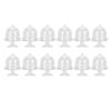 12pcs With Dome Cover Small Cake Display Stand Mini Size Cake Plate With Lid Dessert Tray  Tea Party