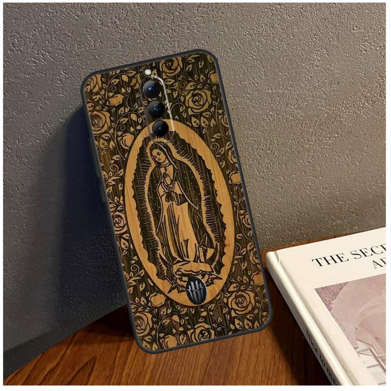 Guadalupe San Judas Wood Case For Nubia Red Magic 9 Pro Plus RedMagic 8 8S Pro Plus 5G 5S 6R 6 7 6S 7S Pro Cover