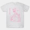Darling In The Franxx Zero Two Ligne de Rire Art Anime T-shirt Décontracté Blanc Coton Unisexe T-shirt