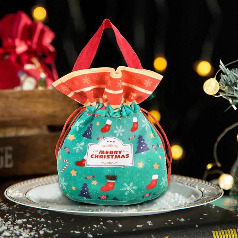 Treat Candy Bags 7 Pieces Exquisite Wrapping Bags Soft Reusable Candy Bags For Candies Chocolates Cookies Toys Family Friends