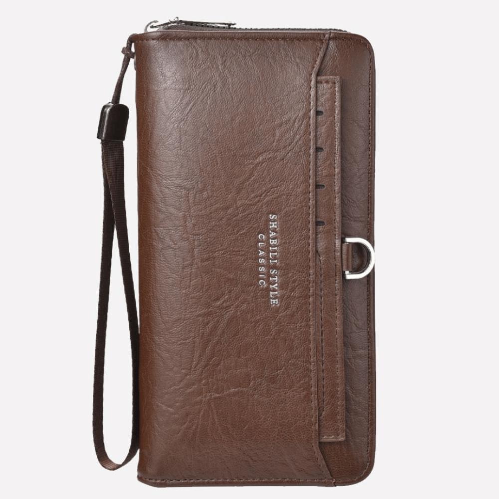 Simple Purse Men PU Wallet Multi Slot Large Capacity Long Wallet Coin Purse Card Brand Business Clutch Bag Women