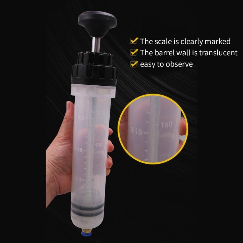 Efficient Oil Suction Syringe Extract Transfer Fluid Extractor Filling Syringe Pump Manual Suction Vacuum Fuel Transfer