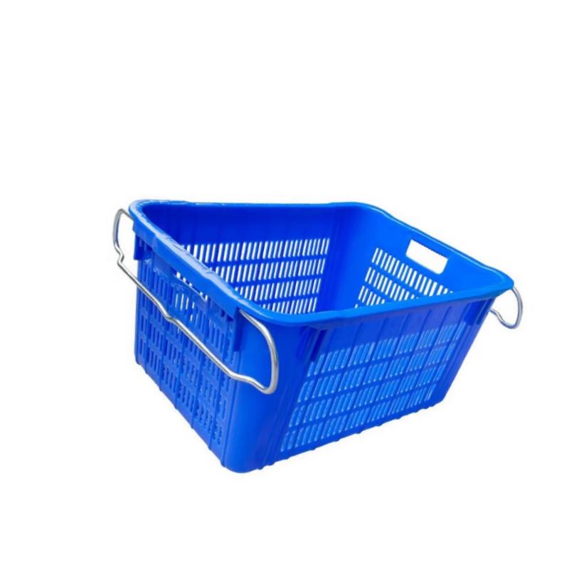 NHZHIW Blue Plastic Storage Basket