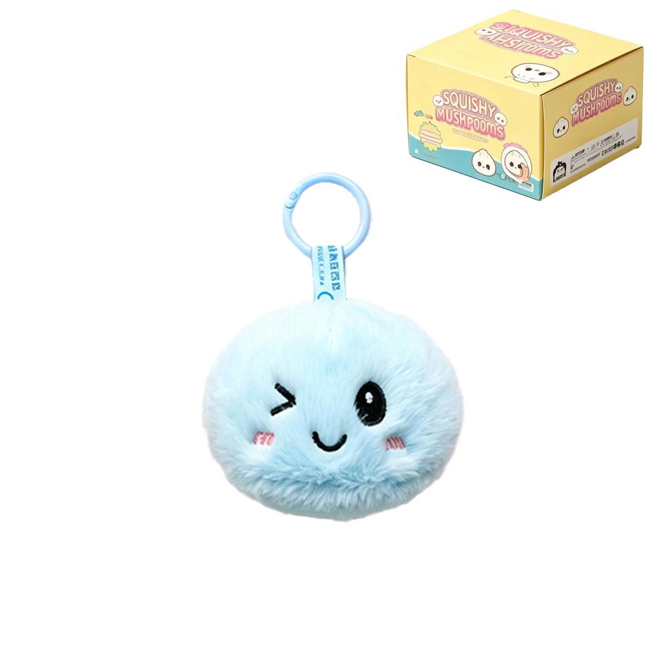 Schattige Dumpling Squishy Pluche Sleutelhanger Blind Box Zacht Pluizig Sensorisch Fidget Speelgoed Stressverlichting Tas Hanger Meisjes Verjaardag Pop Cadeau