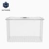 Translucent Plastic Storage Box with Lid and Handles
