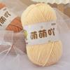 Chenille Crochet Yarn - Medium Thick Hand-Knitted for DIY Crafts & Dolls