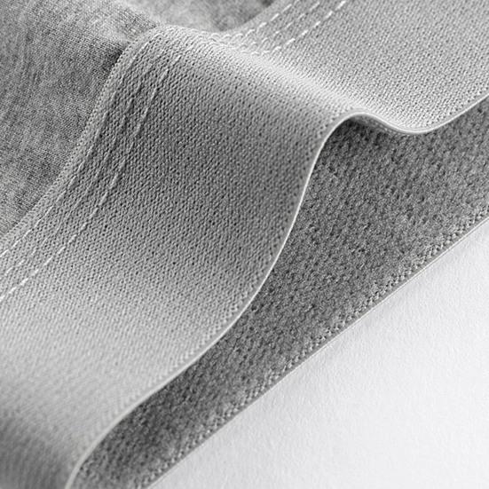 Men Briefs Elastic Mid-Waist Design Solid Color U-Convex Panties High Elasticity Comfortable Fit Underwear