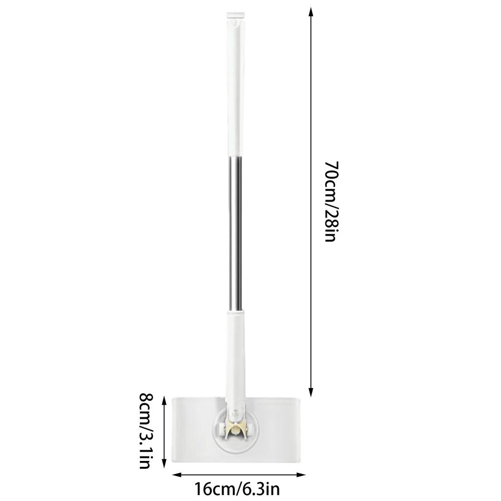 Automatic Cloth Changing Mini Mop Portable Flat Dust Mop With Rotating Heads Hands-free Mini Mop Hardwood Floor Mop