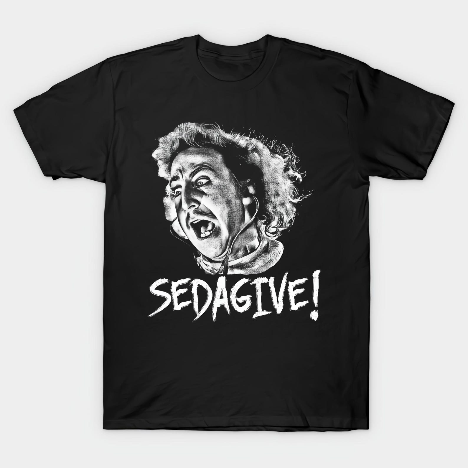 Young Frankenstein SEDAGIVE Black T shirt Size S-4X Casual S
