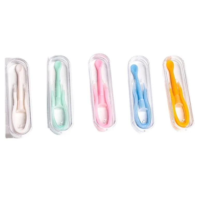 1Set Contact Lense Inserter Silicone Soft Tweezer Suction Stick Case Set Wearing Tools Contact Lens Eye Care Eyewear Accessories