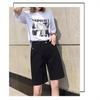 Influencer Style High-Waisted Women's Denim Shorts – Flaw-Hiding, Tummy Control, Taller & Slimmer Look, Summer Loose Straight Leg Design