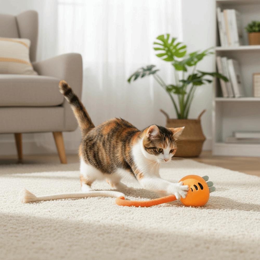 Carrot Cat Biting Rope Bite-resistant Cat Scratcher Toy Pet Products Cat Chew Toy Teeth Grinding