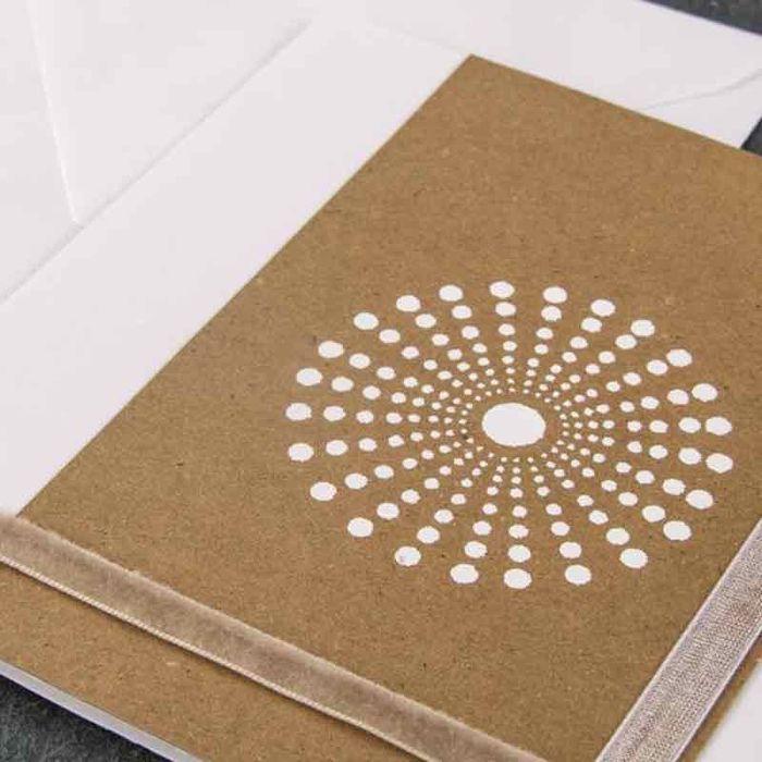 Schablone A5 - Punkte - Polyamid - Selbstklebend - Gemischt - Basteln