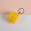 4 Pcs Simulation Food Keychain Decorative Keychain Hot Dog Pendant Hanging Ornaments Bag Charm Decorations Car Key Chain