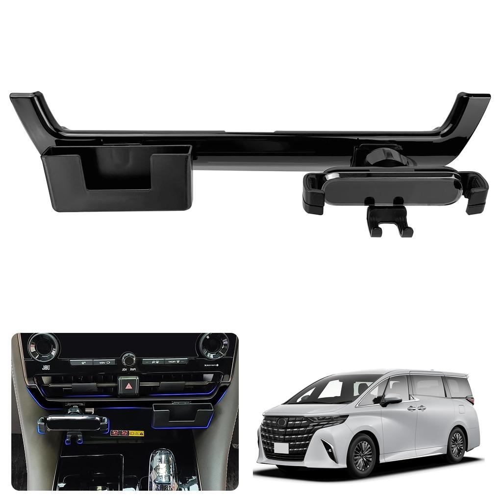 TELLIKA Center Console Tray for Toyota Alphard 40 Air Conditioner Vent Storage Vellfire 40 ABS Easy Small Item Interior Convenient Interior Custom