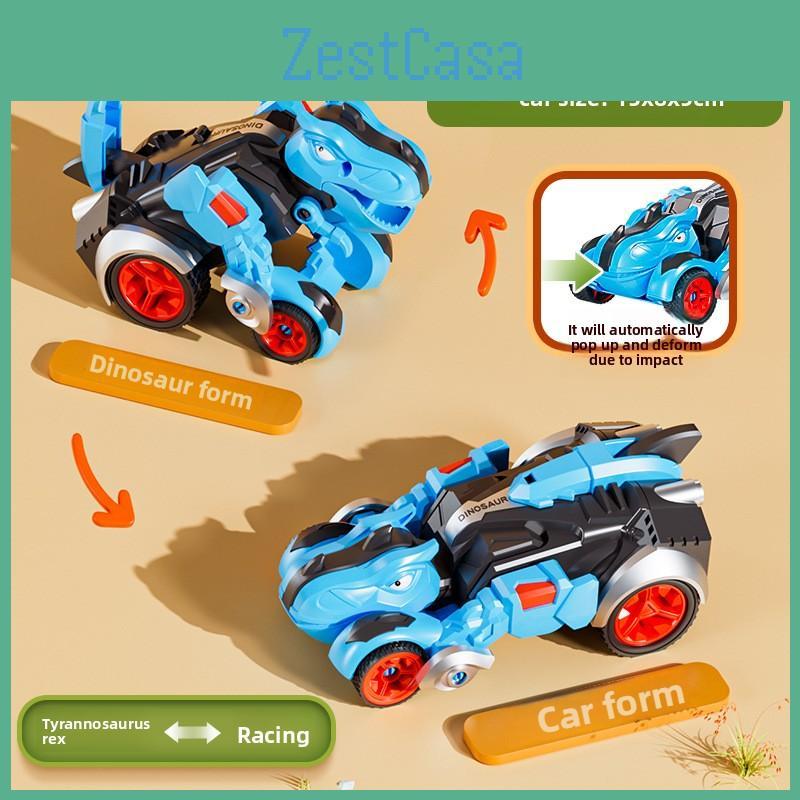 T Rex Triceratops Brachiosaurus Excavator Inertia Toy For Boys With Plastic Construction Vehicle Playset