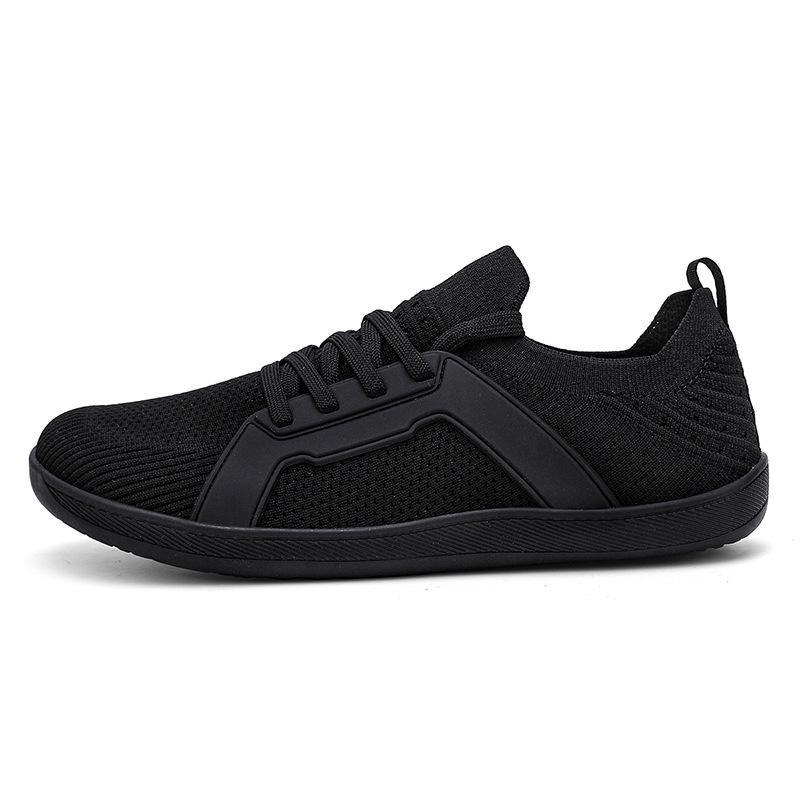 Damen Herbst Flyknit Atmungsaktive Laufschuhe - Breite Zehenbox, Weiche Sohle, Bequem, Große Größe, Unisex Freizeit-Schuhe