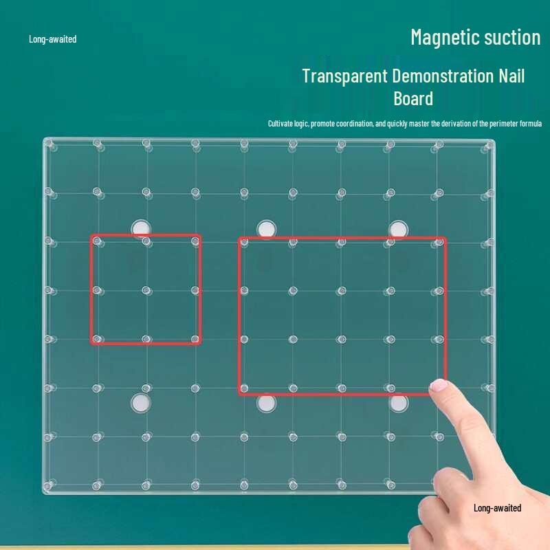 

Magnetic Transparent 29cm Nail Board for Geometry Teaching in Grades 1-2
