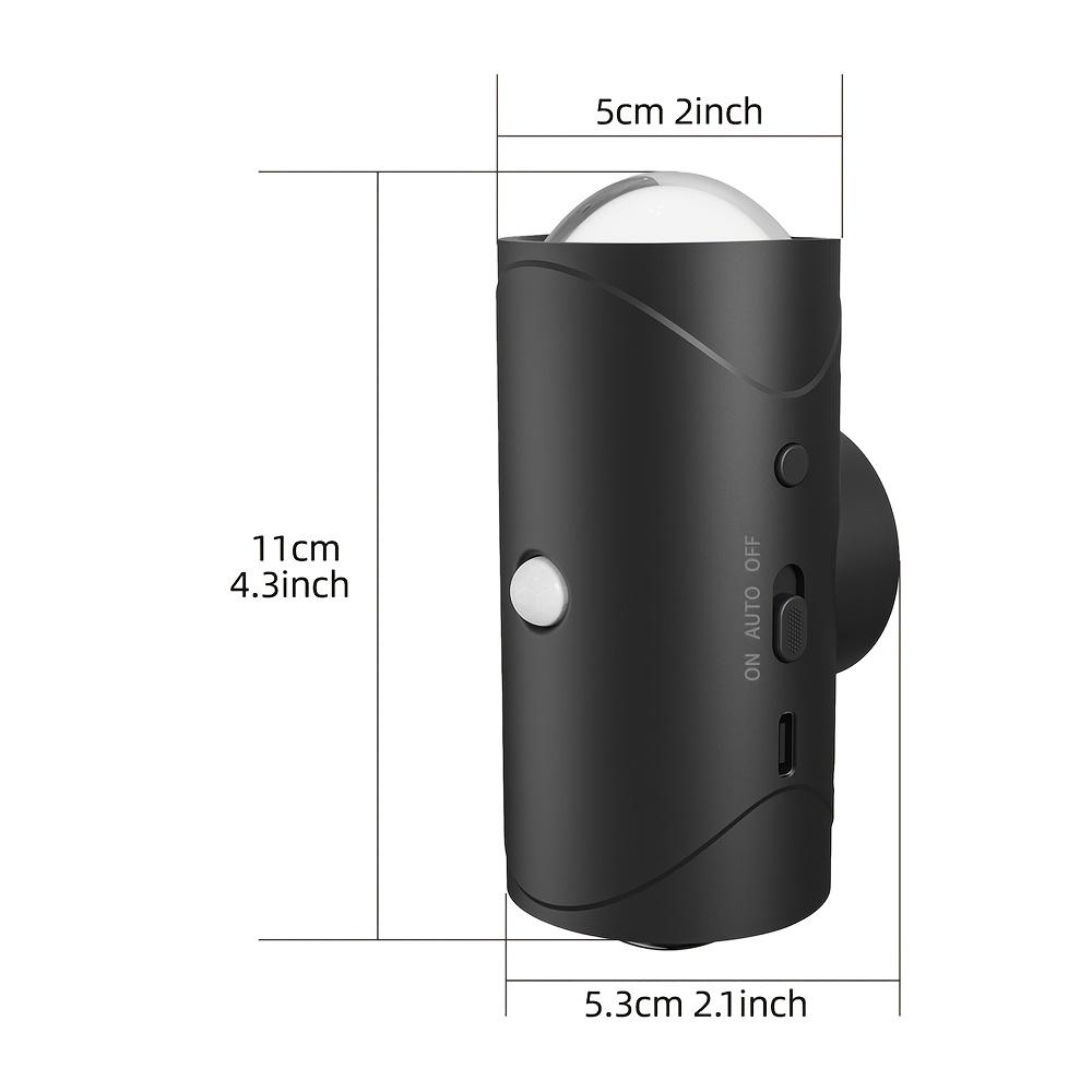Smart Motion Sensor Night Light,RGB Color Changing LED Mood Lamp,Type-C,Magnetic Mount for Bedroom,Desk,Closet,Bathroom,Hallway
