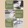 Stainless Steel Tempura Fryer Pan 2.2/3.2/4.2L Fryer Pot Mini Cooking Fryer  Household Cooking