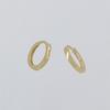 youngglow 14k basic one touch ring earrings