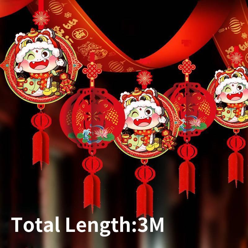 Of Year Snake Mascot Hanging Ornament Chinese New Year Decorations Pendants