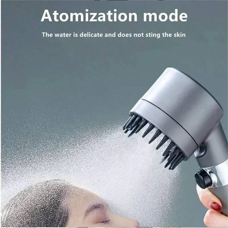 Modern Abs Handheld Shower Head Combo With Multiple Spray Functions And Mount