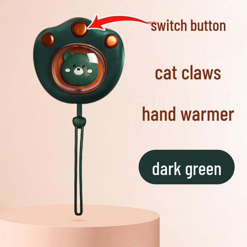 Rechargeable Cat Paw Magnetic Hand Warmer - Portable Electric Heater, Ideal for On-the-Go, Gift Boxed.