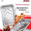 Kenmaidu Thickened Rectangular Tin Foil Box – High-Temperature Resistant Disposable Aluminum for Baked Wings, Oven Use, Customizable