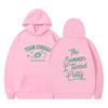 "The Summer I Turned Pretty" Printed Loose Hooded Sweatshirt