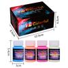 12 Farben 20/30g Hochglanz Wasserbasierte Leuchtfarbe Set für Kinder DIY Handbemalt Selbstleuchtende Kunst Fluoreszierende Farbe