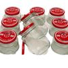 Heat-Resistant Glass Canning Jar with Lid - Tomato Sauce Storage Bottle