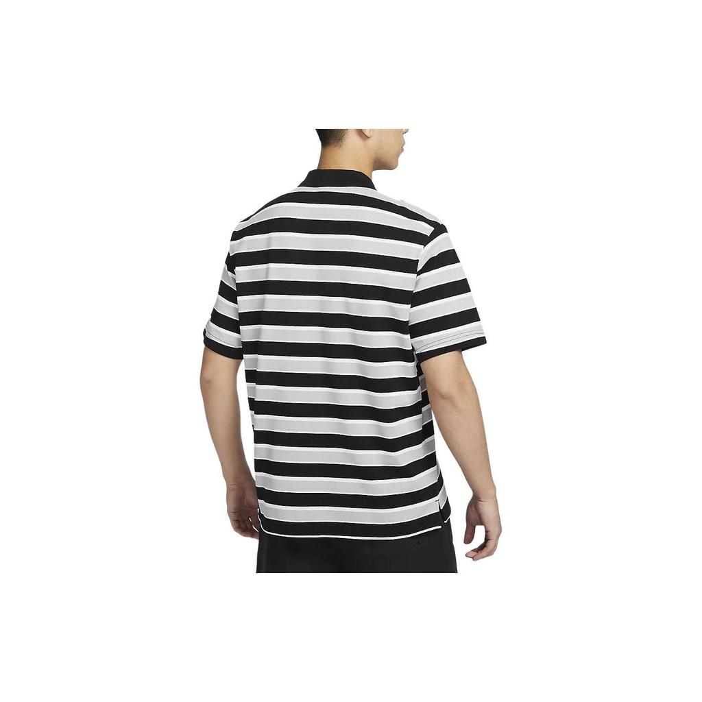 Nike Club Retro Striped Casual Short Sleeve Polo Shirt Men Tops Black FN3897010