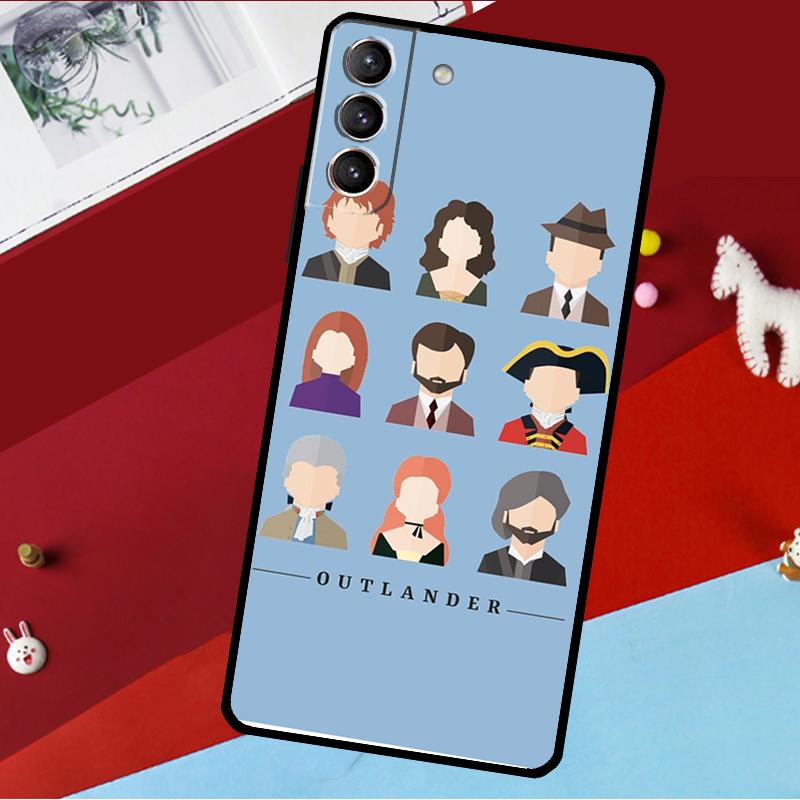 Outlander Funda For Samsung Galaxy S25 S24 S21 S22 S23 Ultra S9 S10 Plus S20 FE S24 FE Phone Case