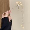 Chinesische High-End Quasten Haarnadel: Hanfu-Haaraccessoire im antiken Stil aus Holz