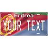 Benutzerdefiniertes Eritrea-Flaggen-Metallschild Personalisierte Wellen-Zinnplatte Wasserdichte Wanddekoration
