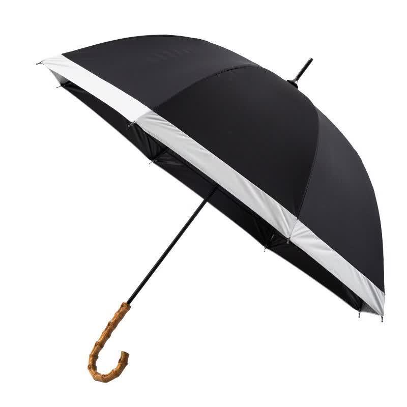 Handun Japanese Style Bamboo Handle Manual Lace Umbrella