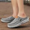 Men's Canvas Slippers  Outdoor Anti-slip Casual Slippers Fashi Lightweight Half Slippers Comfortable Walking Men's Shoes
