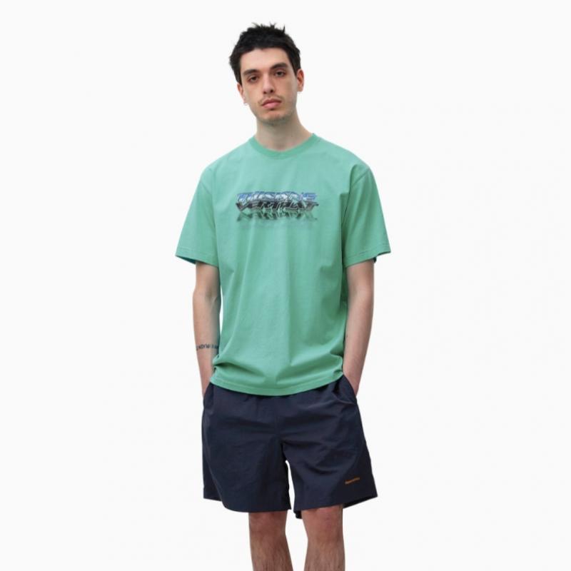 ThIs Is Never That Metallic Logo Tee Mint