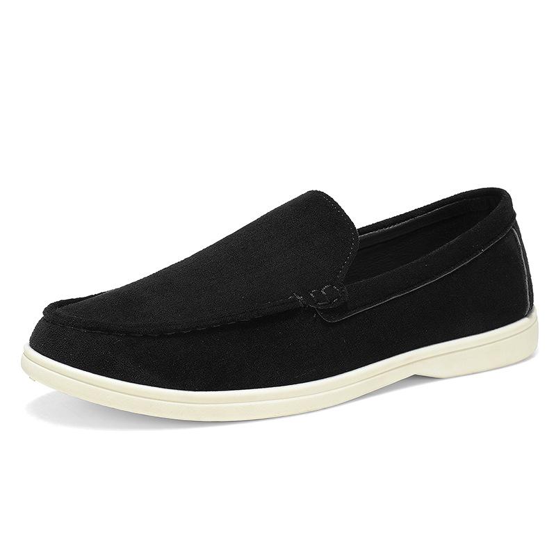 New Four Seasons Lazy Doudou Shoes British Casual Leather Shoes