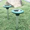 2Pcs Solar Mole Repellers Ultrasonic Snake Deterrent Animal Repellents Groundhog Repellent For Garden Outdoor Spaces