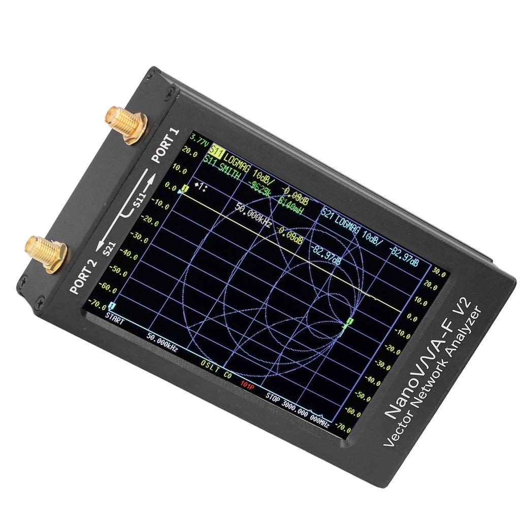 Vector Network Analyzer 50KHz‑3GHz Short Wave HF VHF UHF Measuring 4.3in S‑A‑A‑2 VNA‑F V2