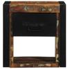 Nightstand Multicolored 40 X 35 X 40 Cm Solid Reclaimed Wood